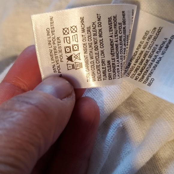 Lucky Brand Linen Cover-up Top SZ XXL - Picture 8 of 8